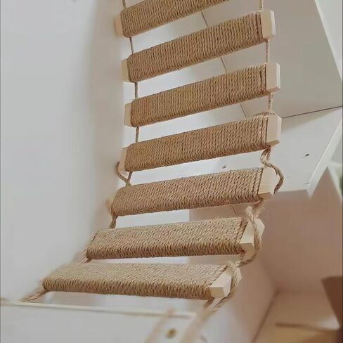 40 in Cat Ladder, Sisal Rope Bridge, Climbing Frame Accessory (40in - Q) in Saudi Arabia