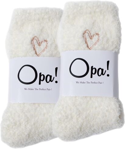 Ultra Soft Fuzzy Socks for Women & Men- Warm & Cozy Cloud Socks for Sleeping, Gifts, Travel, Lounge Wear - 2 pairs in Saudi Arabia