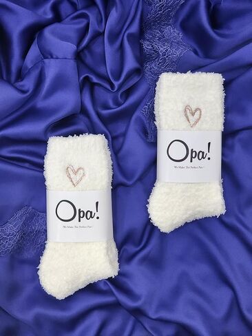 Ultra Soft Fuzzy Socks for Women & Men- Warm & Cozy Cloud Socks for Sleeping, Gifts, Travel, Lounge Wear - 2 pairs in Saudi Arabia