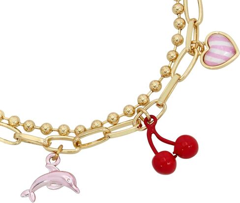 Betsey Johnson Womens Dolphin Charm Stretch Bracelet in Saudi Arabia