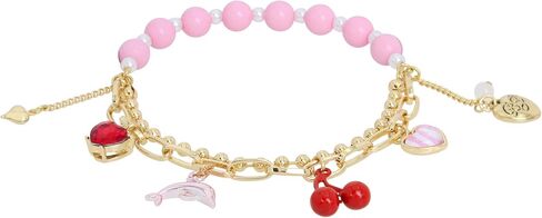 Betsey Johnson Womens Dolphin Charm Stretch Bracelet in Saudi Arabia