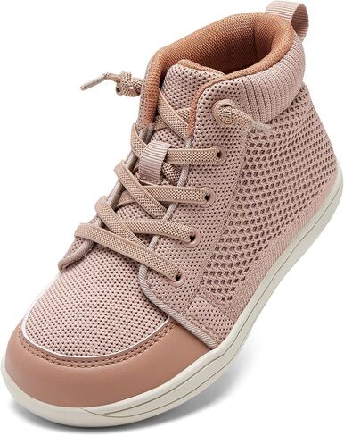 Watelves Toddler Little Kids Wide Barefoot Shoes Girls Boys Lightweight Boots Minimalist High Top Top Walking Super in Saudi Arabia