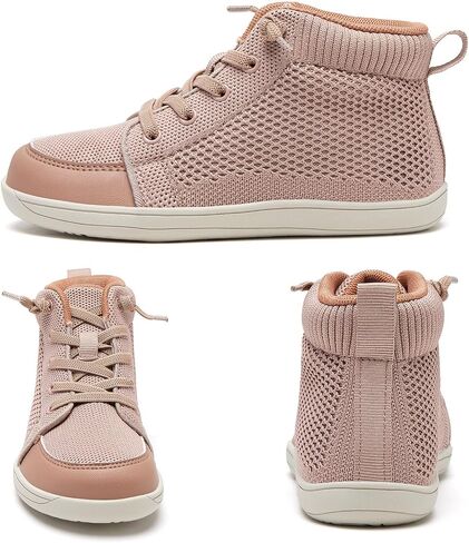 Watelves Toddler Little Kids Wide Barefoot Shoes Girls Boys Lightweight Boots Minimalist High Top Top Walking Super in Saudi Arabia