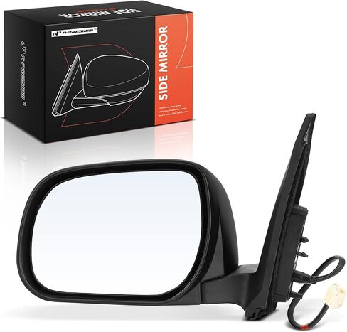 A-Premium Driver Side Power Door Mirror - Compatible with Toyota RAV4 2009 2010 2011 2012 - Non-Heated, Manual Folding Black Outside Rear View Mirror - Replace# 87909-0R010 in Saudi Arabia