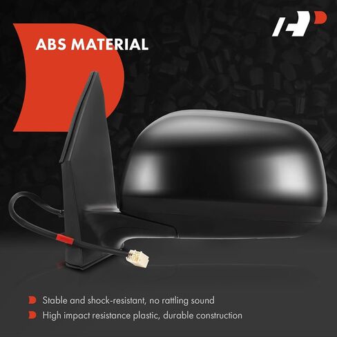 A-Premium Driver Side Power Door Mirror - Compatible with Toyota RAV4 2009 2010 2011 2012 - Non-Heated, Manual Folding Black Outside Rear View Mirror - Replace# 87909-0R010 in Saudi Arabia
