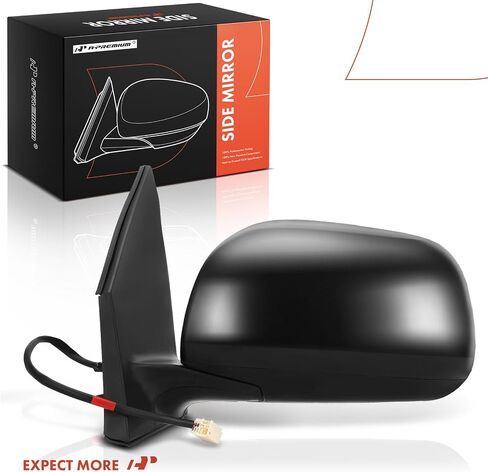 A-Premium Driver Side Power Door Mirror - Compatible with Toyota RAV4 2009 2010 2011 2012 - Non-Heated, Manual Folding Black Outside Rear View Mirror - Replace# 87909-0R010 in Saudi Arabia