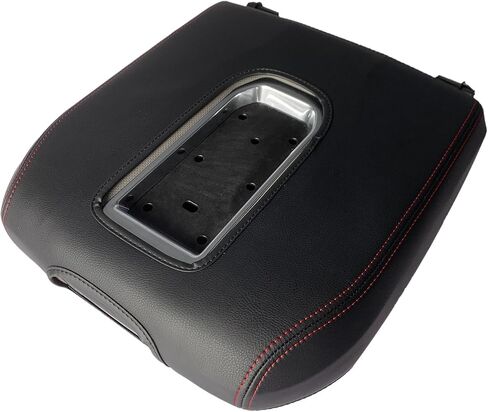 Console Armrest Protection Cover Cushion Black Replacement for Silverado 19-23 (The Color of The Stitching: red) in Kuwait