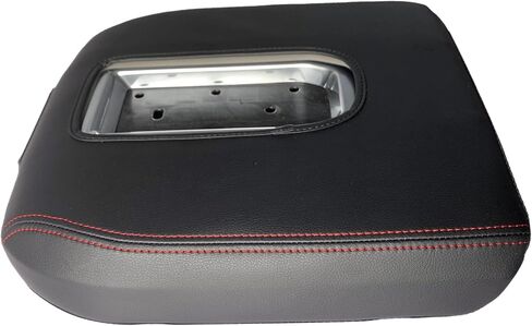 Console Armrest Protection Cover Cushion Black Replacement for Silverado 19-23 (The Color of The Stitching: red) in Kuwait