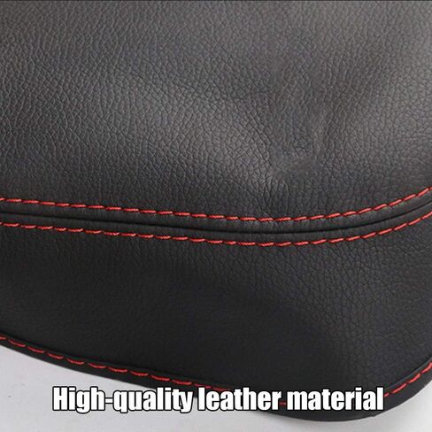 Cover Armrest Cover Cover Cover Cover ، 1 PC Center Censole Leather Pad مناسبة لـ Toyota Camry 2018-2024 ، الملحقات الداخلية لركبة ذراع وحدة التحكم المركزية (غرز سوداء) in Saudi Arabia