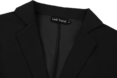 Cropped Blazer for Women Long Sleeve Notch Lapel Button Front Blazers Casual Work Office Cardigan Suit Jacket in Kuwait
