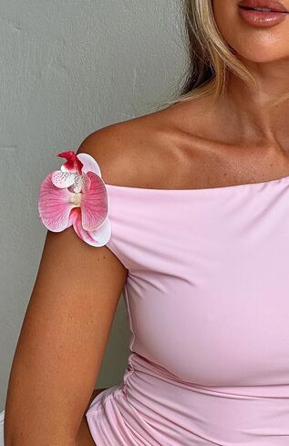 Giraropa Women 3D Flower One Shoulder Tops Ruched Slim Fit Crop Tank Top Y2k Going Out Shirts Trendy Clothes in Kuwait