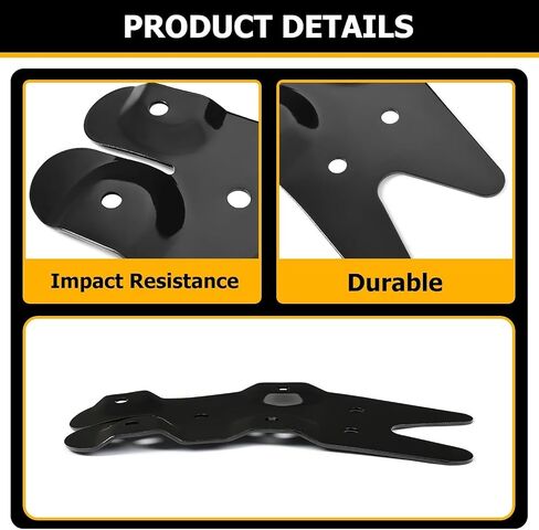 KUAFU Frame Rust Repair Kit Compatible with 1973-1991 Chevy C10 C20 C30/K10 K20 K30 GMC C15 C25 C35/K15 K25 K35 Suburban Blazer Jimmy 4WD Steering Box Frame Support Kit Steel Powder Coated Black 2PCS in Saudi Arabia