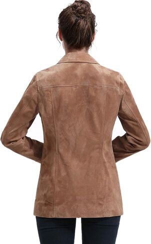 BGSD Women Tiana Suede Leather Coat (متوفر أيضًا بحجم زائد و Petite) in Kuwait