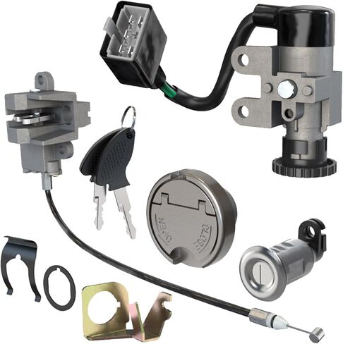 مجموعة مفتاح مفتاح الإشعال الكامل Redcap من أجل GY6 49cc 50cc 125cc 150cc الدراجات البخارية المتوافقة مع Taotao Atm50 Peace Sport Roketa Jonway NST JCL Tank Lifanci Kymco Znen in Saudi Arabia
