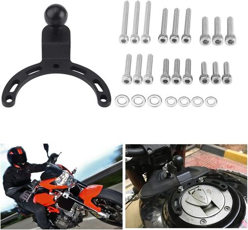 قوس تركيب دبابات دراجة نارية قابلة للتعديل Kimiss ، قوس كاميرا الهاتف GPS GPS GPS Hoder لكاواساكي ل Honda for Yamaha in Saudi Arabia
