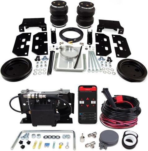 Loadlifter 5000 Ultimate Air Spring Kit & Wirelessone 2nd Gen Compressor EZ Mount Fits 2003 2010 Dodge RAM 2500 3500 4WD - Trendsauto Secal in Saudi Arabia
