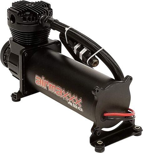 airmaxxx 480 Black Air Ride Compressor Kit – 165/200 PSI Switch & Relay in Kuwait
