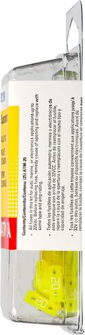 Bussmann (VP/ATM-20-RP) أصفر 20 أمبير يتصرف بسرعة ATM Mini Fuse ، (حزمة 25) in Saudi Arabia