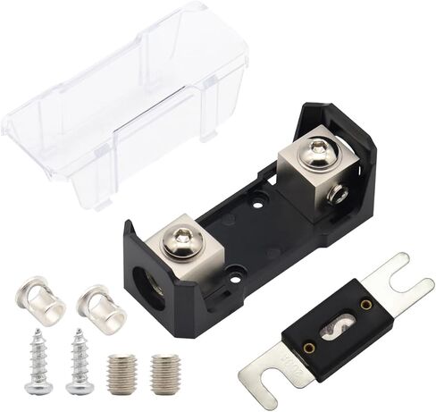 100A Fuse Block ANL Holder Audio Subwoofer Amplifier 0GA / 4GA Fuses Holder in Kuwait