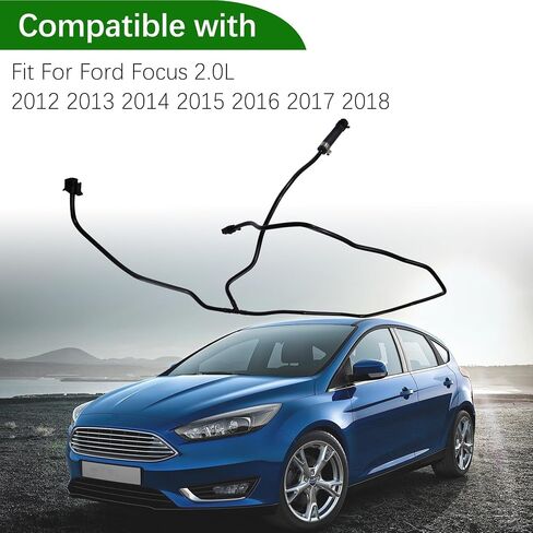 BV618K012KF Radiator Reservoir Hose Fits for Ford Focus 2.0L L4 2012 2013 2014 2015 2016 2017 2018, Engine Coolant Reservoir Hose Replace CV6Z-8K012-K CV6Z8K012K in Saudi Arabia