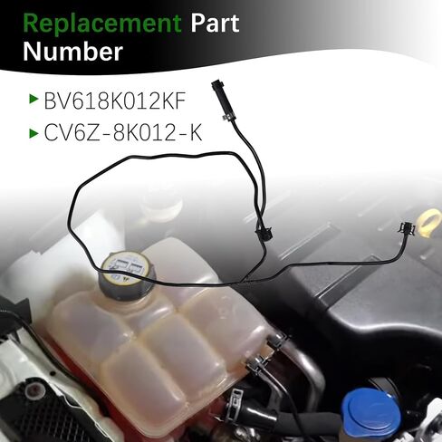 BV618K012KF Radiator Reservoir Hose Fits for Ford Focus 2.0L L4 2012 2013 2014 2015 2016 2017 2018, Engine Coolant Reservoir Hose Replace CV6Z-8K012-K CV6Z8K012K in Saudi Arabia