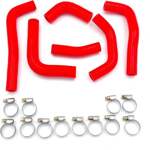 For 2002-2004 Honda CRF450R Silicone Radiator Hose Kit With Clamps Cooling Coolant Pipe Tube Hoses 2002 2003 2004 in Saudi Arabia