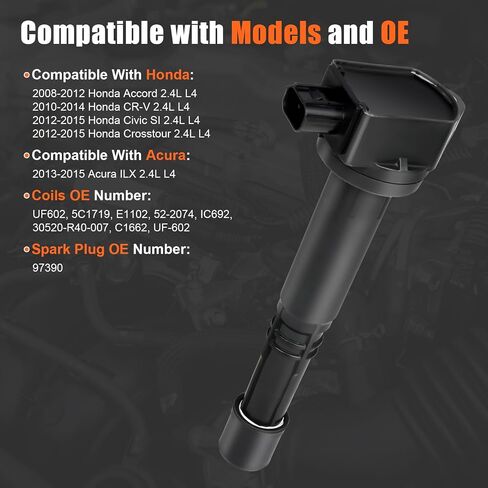6pcs coil coil fit for 2003 2004 2005 2006 2007 2008 Nissan 350Z Infiniti G35 M35 FX35 3.5L V6 coil pack applies replies# c1439 gn10246 uf401 in Saudi Arabia