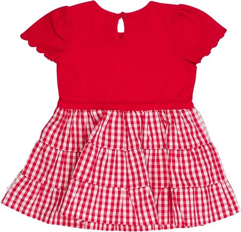 Rufflebutts Baby/Toddler Girls Mediaced Media Sleeve Tier Dress in Saudi Arabia