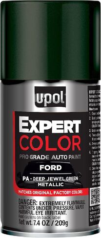U-POL Expert Color, For Ford PA, Automotive Spray Paint, Professional Grade, Long-Lasting, Easy-To-Use, Deep Jewel Green Metallic in Saudi Arabia