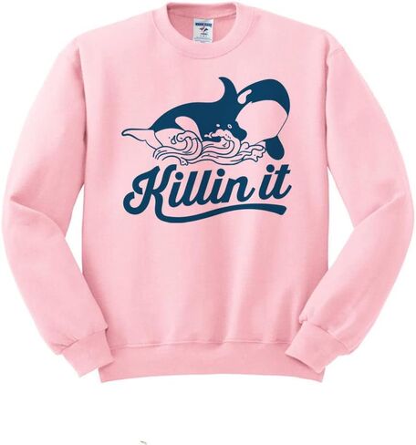 TeesAndTankYou Killin' It Orca Sweatshirt Unisex in Kuwait