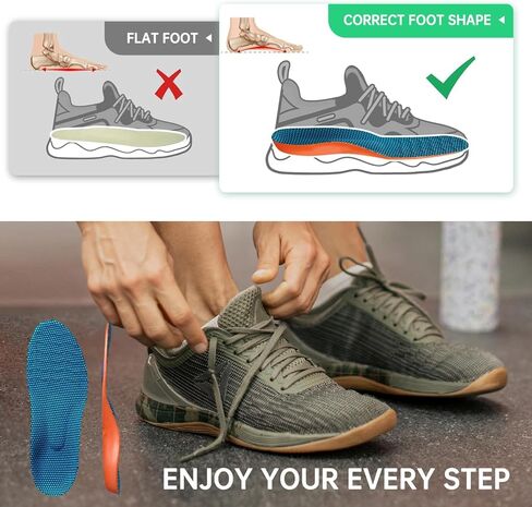 Steppers Heavy Duty Support Plantar Fasciitis Orthotic Insoles - 220+ LBS Arch Support, Relieve Flat Feet,Heel Pain,Overpronation,Shock Absorbing and Breathable Insoles in Saudi Arabia