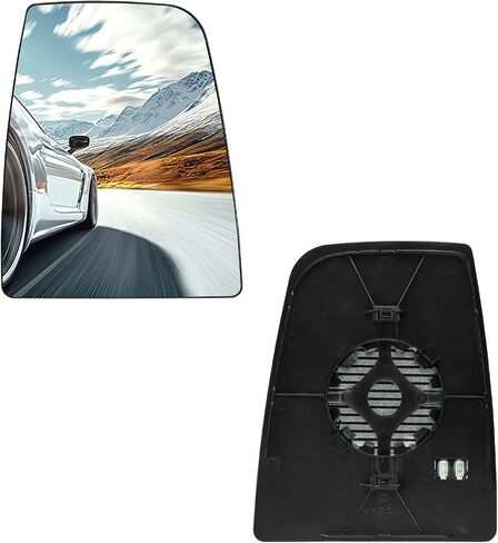 Passenger Right Side Upper Mirror Glass Compatible With Ford Transit T150 T250 T350 Tow Mirror 2015-2022, Side View Convex Heated Glass with Rear Holder Replaces CK4Z17K707D in Saudi Arabia
