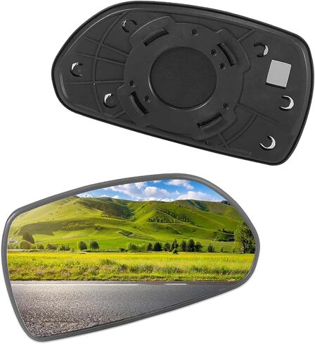 Passenger Side Mirror Replacement Glass for Hyundai Elantra 2003-2006,Automotive Exterior Heated Right Side View Mirror Glass for 2003 2004 2005 2006 Hyundai Elantra(SKOUIO 01-S) in Kuwait