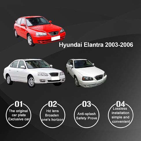 الزجاج البديل للمرآة الجانبية للركاب لـ Hyundai Elantra 2003-2006 ، السيارة الخارجية الساخنة للسيارات الجانبية اليمنى الزجاج المرآة لعام 2003 2004 2005 Hyundai Elantra (Skouio 01-S) in Kuwait