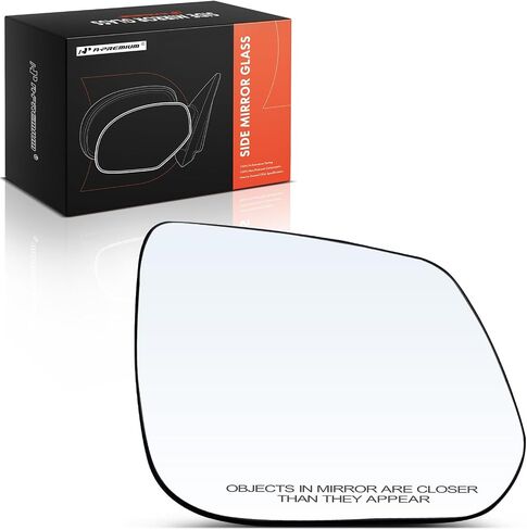 A-Premium Right Passenger Side Non-Heated Mirror Glass with Backing Plate Compatible with Chevrolet Colorado & GMC Canyon, 2015-2022 - Exterior Side View Convex Mirror in Saudi Arabia