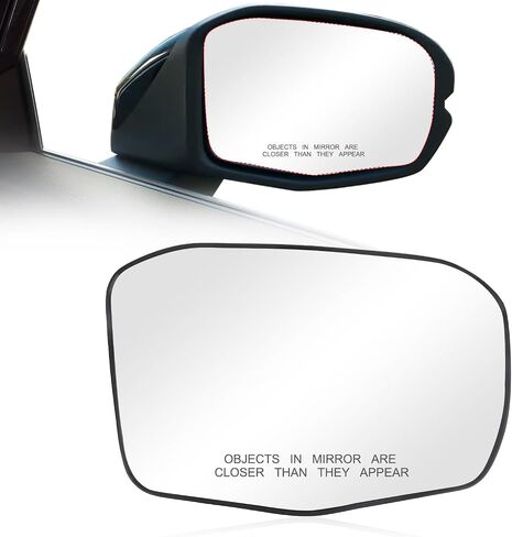 Passenger Side Mirror Glass for CRV EX, EX-L, Sport Hybrid 2023 2024 2025, Convex Heated Mirror Glass Replacement with Blind Spot Detection, without Auto Dimming in Kuwait