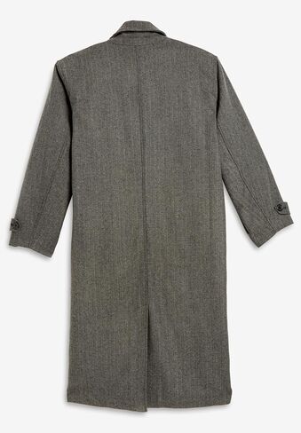 KingSize Men's Big & Tall Tall Wool-Blend Long Overcoat in Saudi Arabia