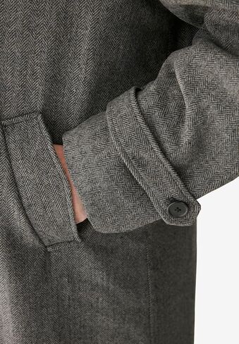 KingSize Men's Big & Tall Tall Wool-Blend Long Overcoat in Saudi Arabia