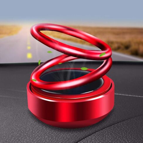 VOSAREA Solar Rotating Car Dashboard Decoration Vehicle Decor (with Random Aroma) in Saudi Arabia