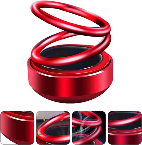 VOSAREA Solar Rotating Car Dashboard Decoration Vehicle Decor (with Random Aroma) in Saudi Arabia