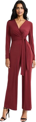 Maggy London Womens Elegant Wide -Lg Suit - Ald Sleeve V -Deac Wrap Custy with Cinched Cheer in Saudi Arabia