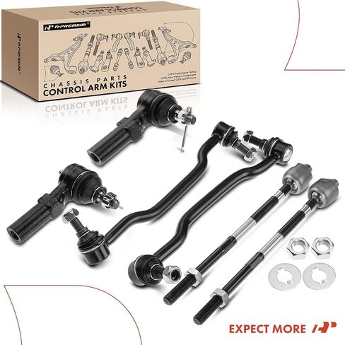 A-Premium Set of 6, Front Sway Bar Link, Inner & Outer Tie Rod End, Compatible with Nissan Altima 2002-2004, Maxima 2004-2008 in Saudi Arabia