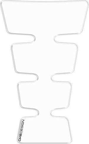 ONEDESIGN TANK PAD GOLD SHAPE TRANSPARENT in Saudi Arabia