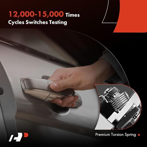 A-Premium الأمامي السائق اليسرى مقبض الباب الخارجي المتوافق مع Honda CR-V CRV 2002 2003 2004 2005 2006 ، سوداء الأسود ، استبدل# 72180S9A003 in Saudi Arabia