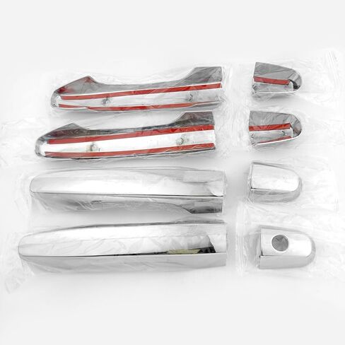 Compatible for Honda CRV CR-V 2012 2013 2014 2015 2016 Exterior Door Handle Cover Trim and Door Bowl Caps Chrome Decor (No Smart Enter Holes) in Kuwait