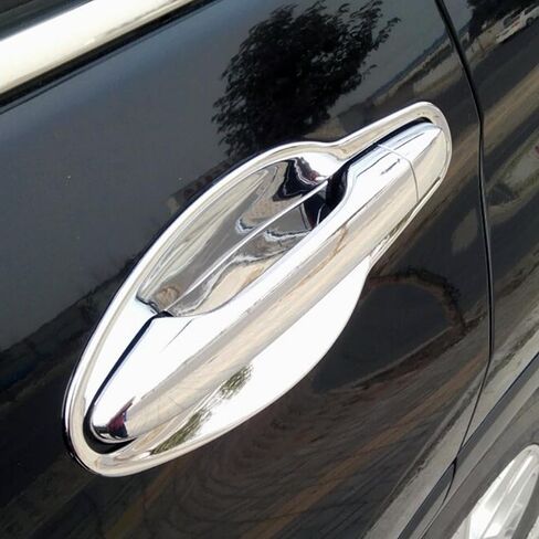 Compatible for Honda CRV CR-V 2012 2013 2014 2015 2016 Exterior Door Handle Cover Trim and Door Bowl Caps Chrome Decor (No Smart Enter Holes) in Kuwait