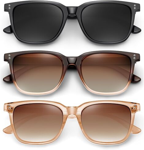 YDAOWKN Polarized Sunglasses for Women Men Retro Design Style Trendy Classic Sun Glasses UV400 Protection in Saudi Arabia