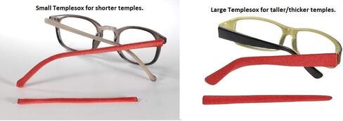 Soft Eyewear Temple Arm Cover Sleeves Add Colors & Designs Eyeglasses Sunglasses for Men, Women & Kids 2 Sizes in Kuwait