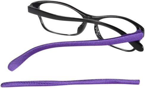 Soft Eyewear Temple Arm Cover Sleeves Add Colors & Designs Eyeglasses Sunglasses for Men, Women & Kids 2 Sizes in Kuwait
