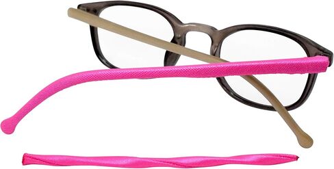 Soft Eyewear Temple Arm Cover Sleeves Add Colors & Designs Eyeglasses Sunglasses for Men, Women & Kids 2 Sizes in Kuwait
